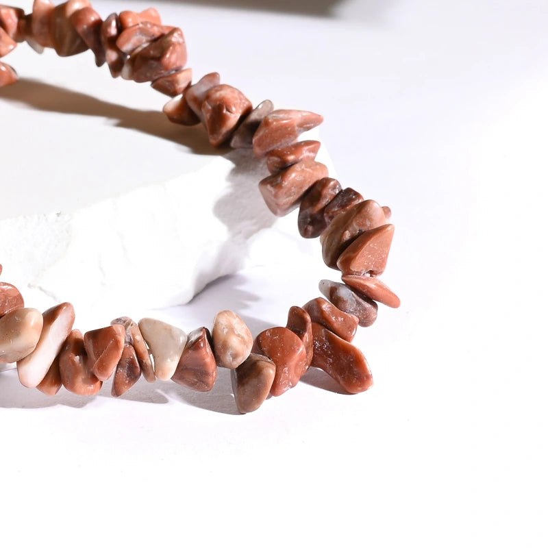 Bracelet baroque Jaspe Rouge – Force, Passion et Vitalité