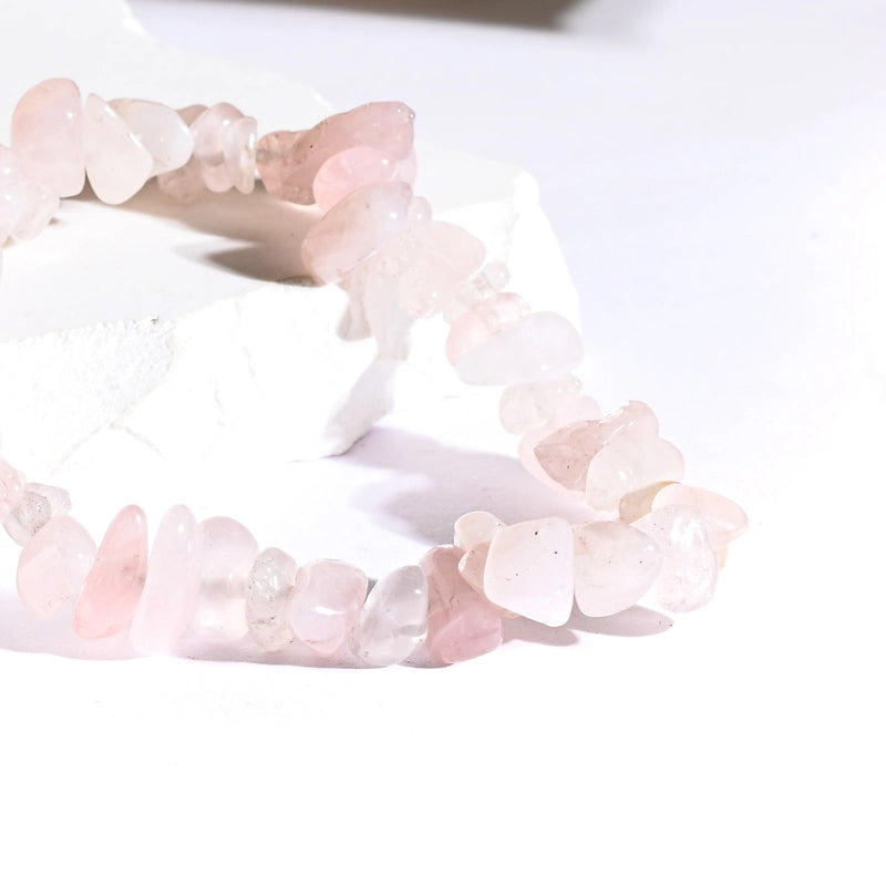 Bracelet baroque Quartz Rose – Amour et Guérison Émotionnelle