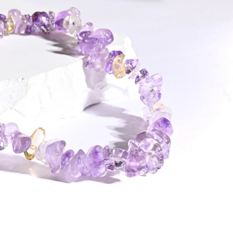 Bracelet baroque Amétrine – Clarté et Équilibre Spirituel