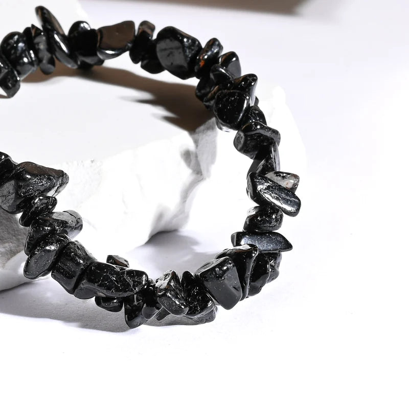 Bracelet baroque Obsidienne Noire – Protection et Stabilité Spirituelle