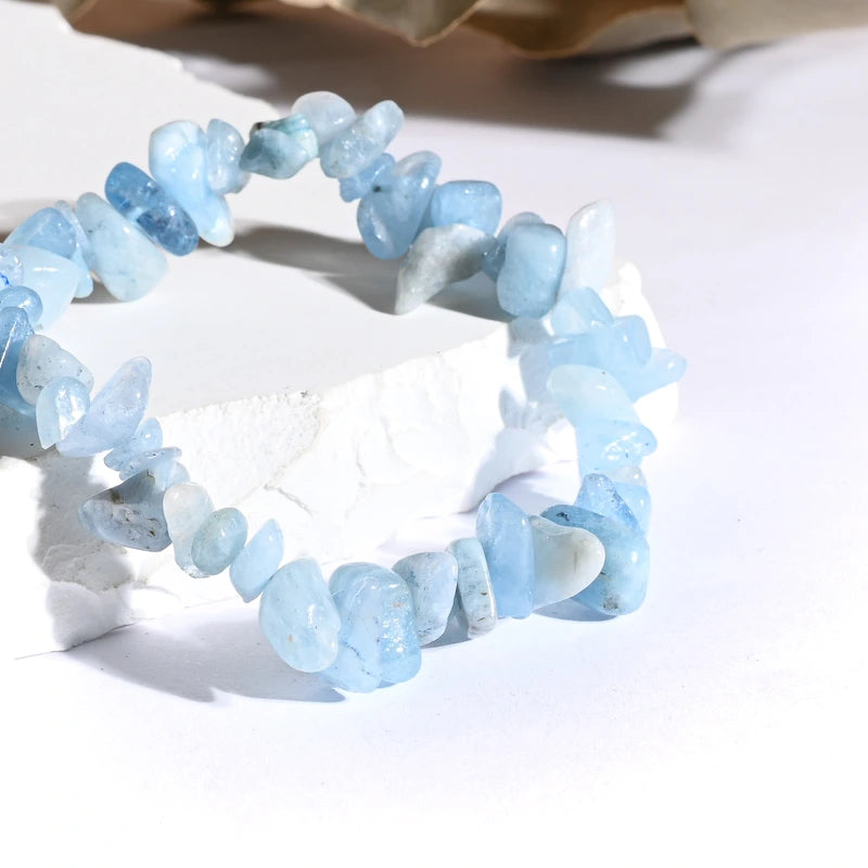 Bracelet baroque Aigue Marine – Sérénité et Communication Claire