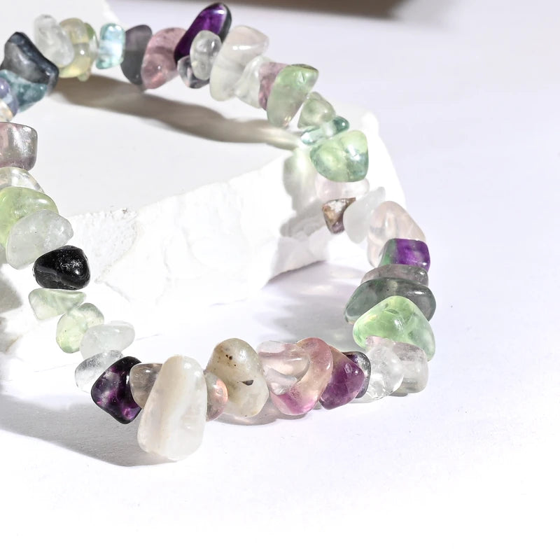 Bracelet baroque Quartz Tourmaline – Protection et Équilibre Spirituel