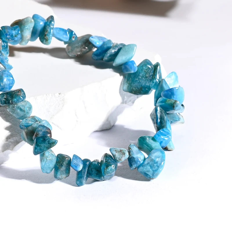 Bracelet baroque Apatite – Énergie, Motivation et Croissance Personnelle