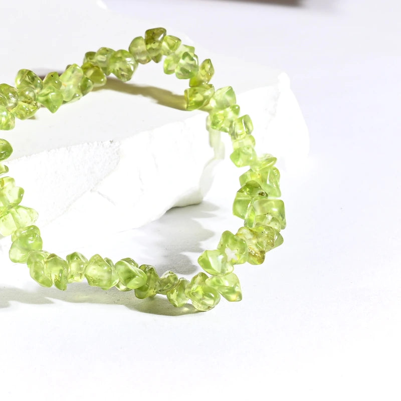 Bracelet baroque Péridot – Purification et Croissance Personnelle