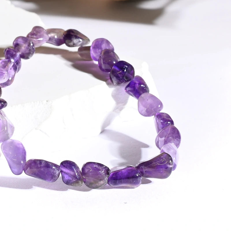 Bracelet roulé Améthyste – Sérénité et Protection Spirituelle