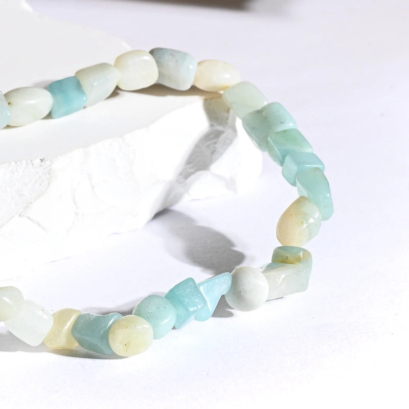 Bracelet roulé Amazonite – Calme Intérieur et Équilibre Énergétique