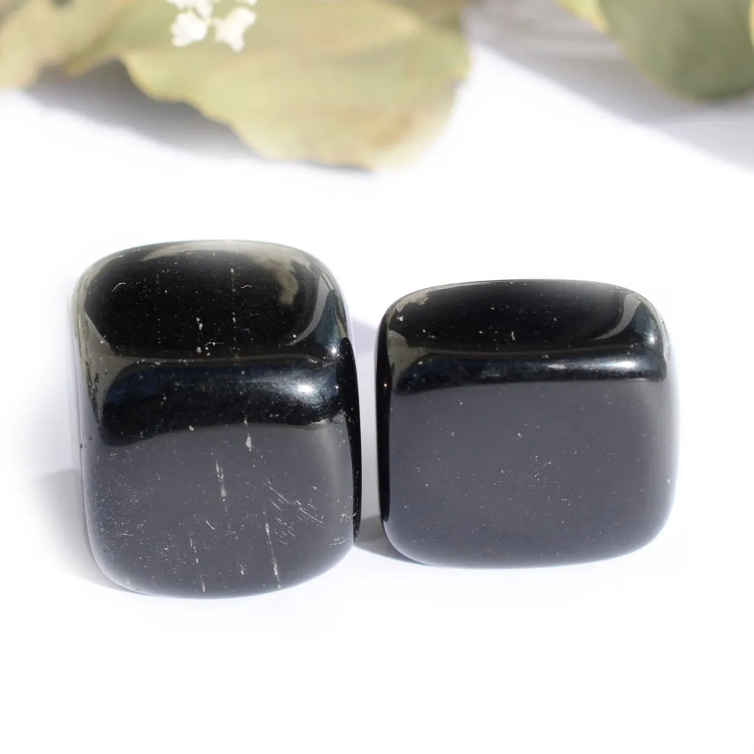 Lot pierres roulées Obsidienne Noire – Protection et Stabilité Spirituelle