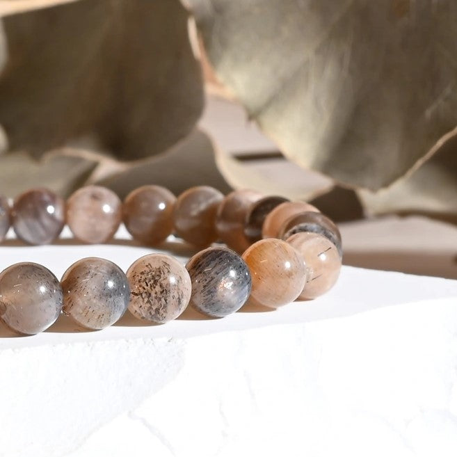 Bracelet Pierre de Lune Multicolore – Sérénité et Intuition