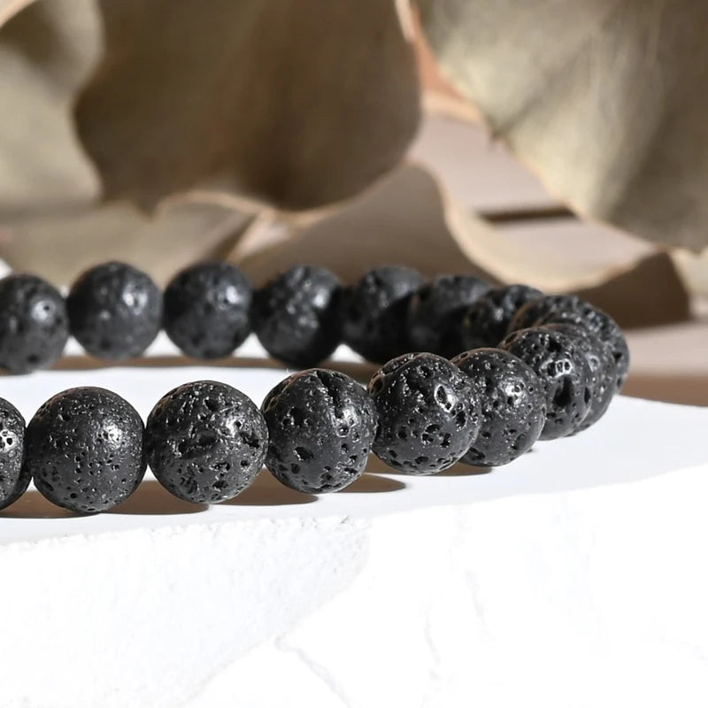Bracelet Pierre de Lave – Ancrage et Revitalisation