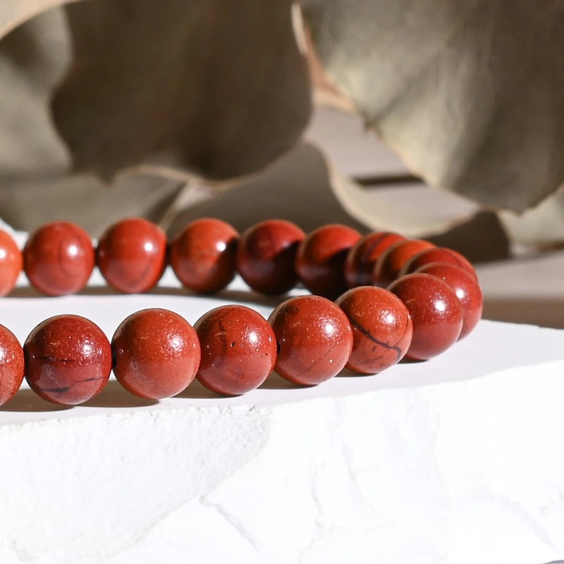 Bracelet Jaspe Rouge – Force, Passion et Vitalité