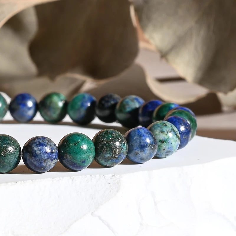 Bracelet Azurite Malachite – Transformation Spirituelle et Protection Émotionnelle
