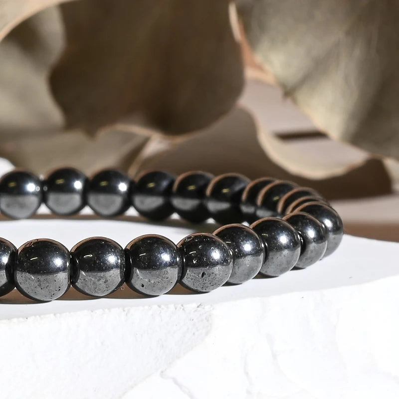 Bracelet Hématite – Protection et Stabilité