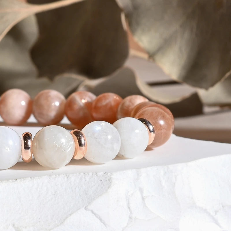 Bracelet "Anti-âge" Pierre de Soleil et Pierre de Lune