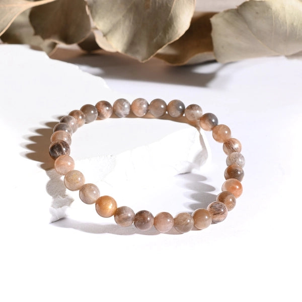 Bracelet Pierre de Lune Multicolore – Sérénité et Intuition