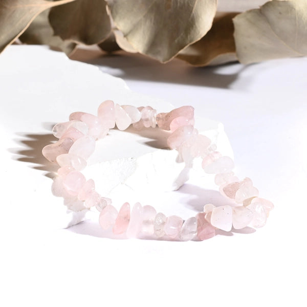 Bracelet baroque Quartz Rose – Amour et Guérison Émotionnelle