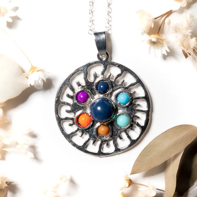 Pendentif 7 chakras - Énergie