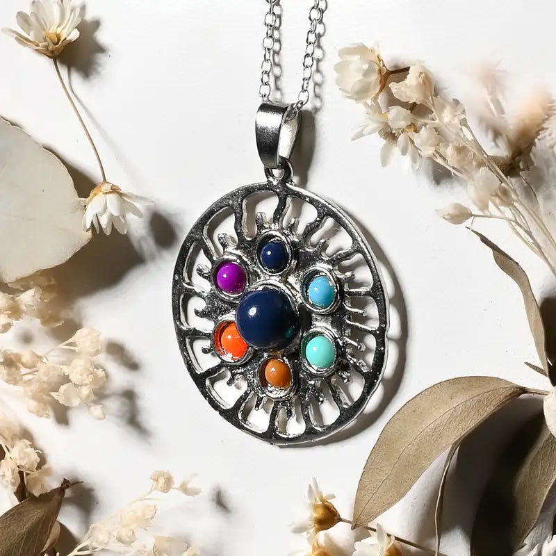 Pendentif 7 chakras - Énergie