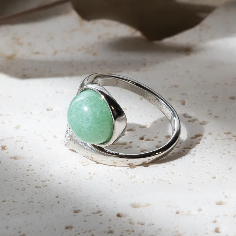 Bague arbre de vie Aventurine – Prospérité et Équilibre Intérieur