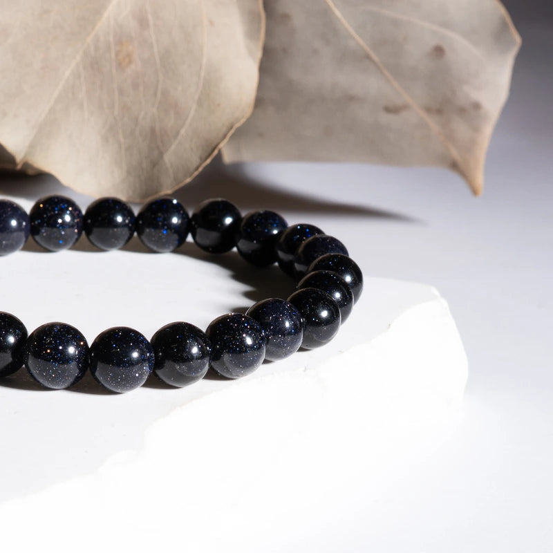Bracelet Sandstone Bleue – Énergie et Clarté Mentale