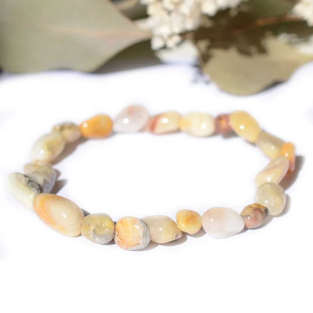 Bracelet roulé Agate Crazy Lace – Joie et Créativité
