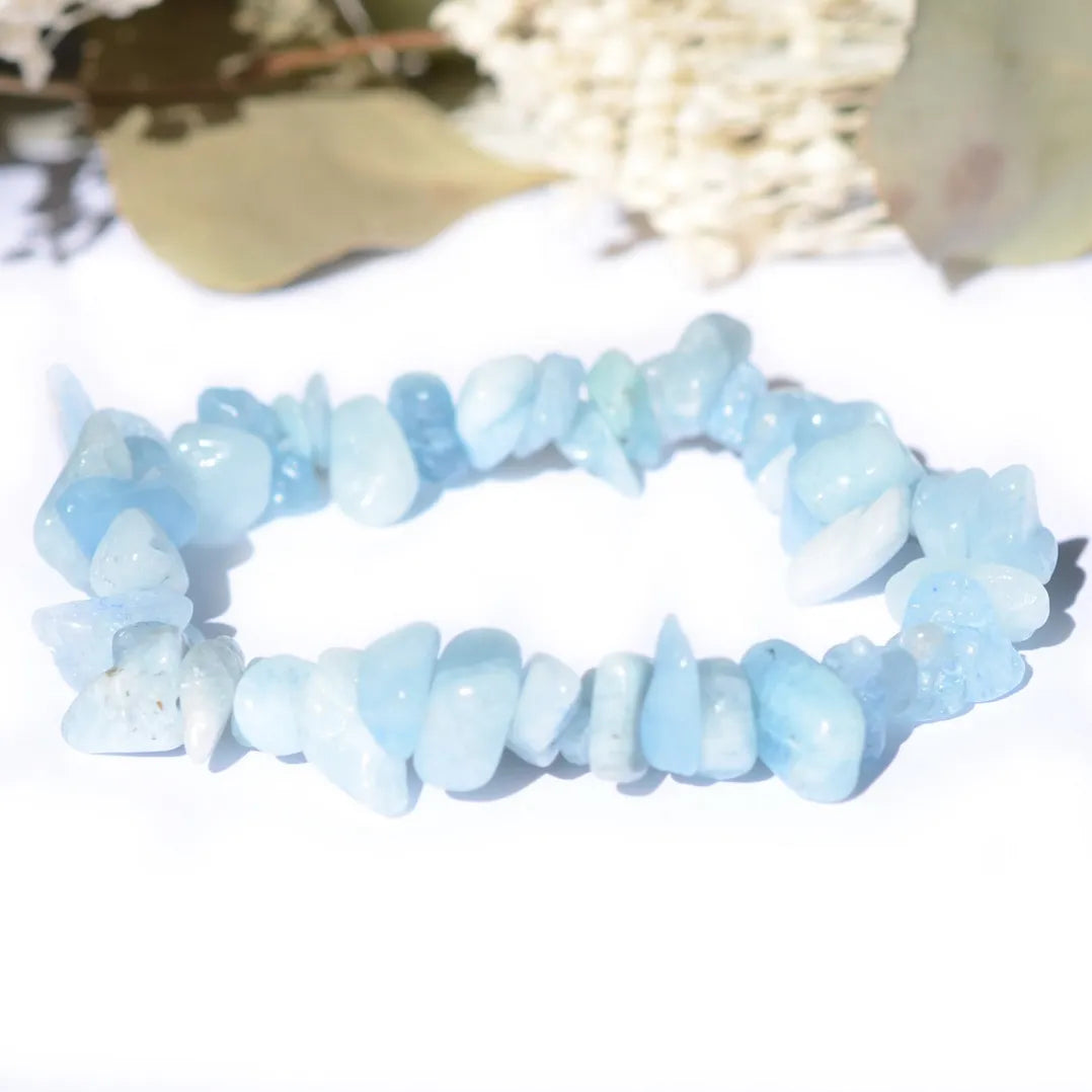 Bracelet baroque Aigue Marine – Sérénité et Communication Claire