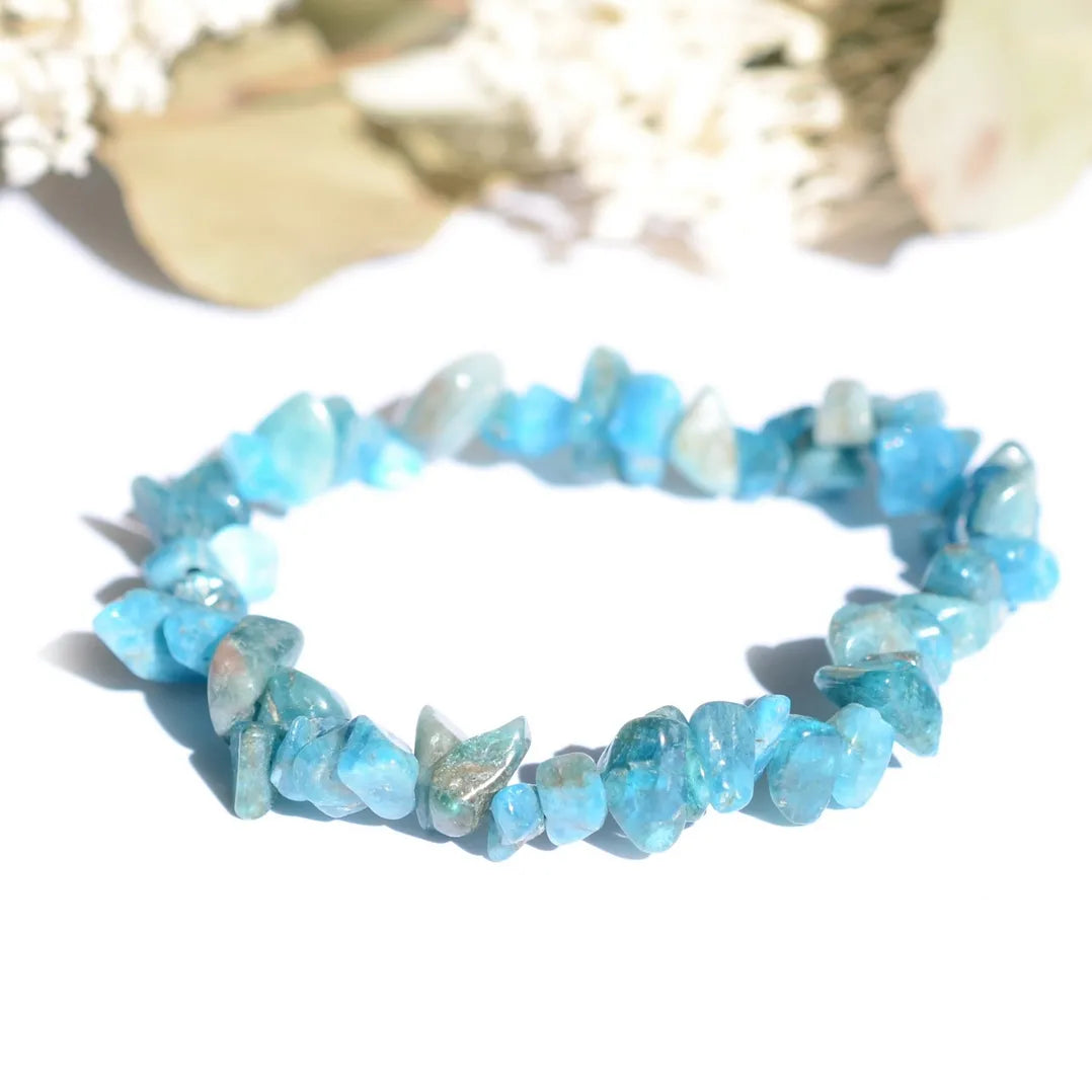 Bracelet baroque Apatite – Énergie, Motivation et Croissance Personnelle