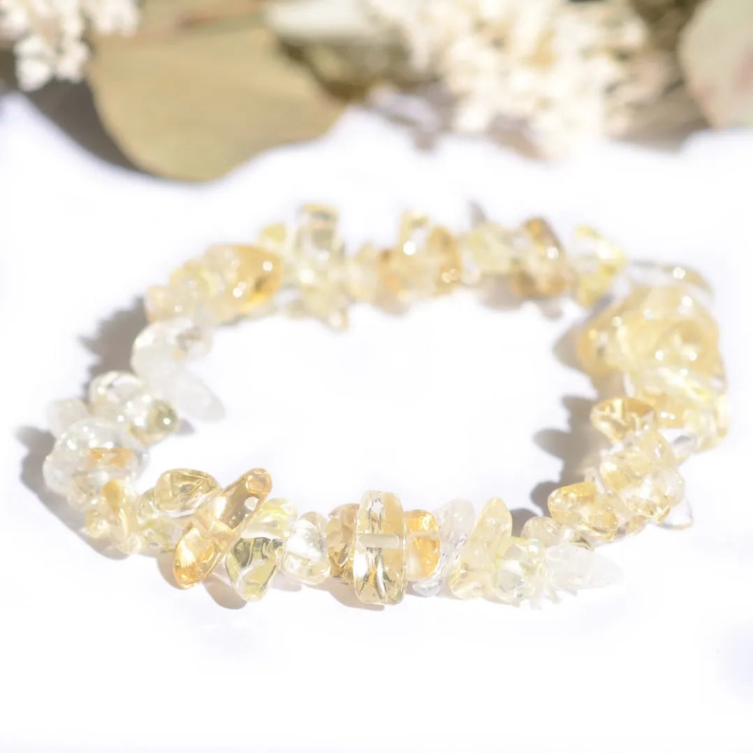 Bracelet baroque Citrine – Abondance et Énergie Positive