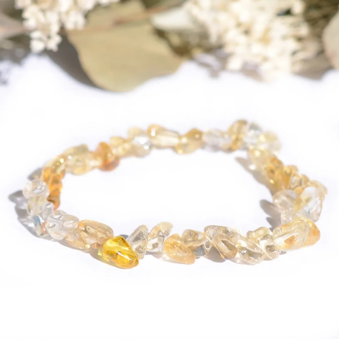 Bracelet roulé Citrine – Abondance et Énergie Positive