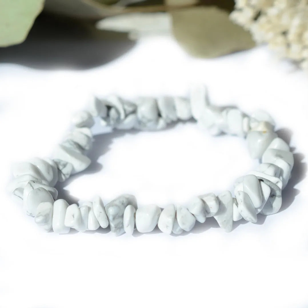 Bracelet baroque Howlite – Paix Intérieure et Clarté Mentale