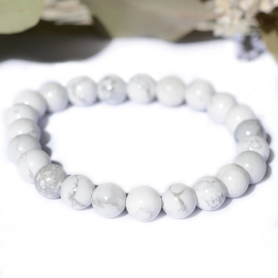 Bracelet Howlite – Paix Intérieure et Clarté Mentale