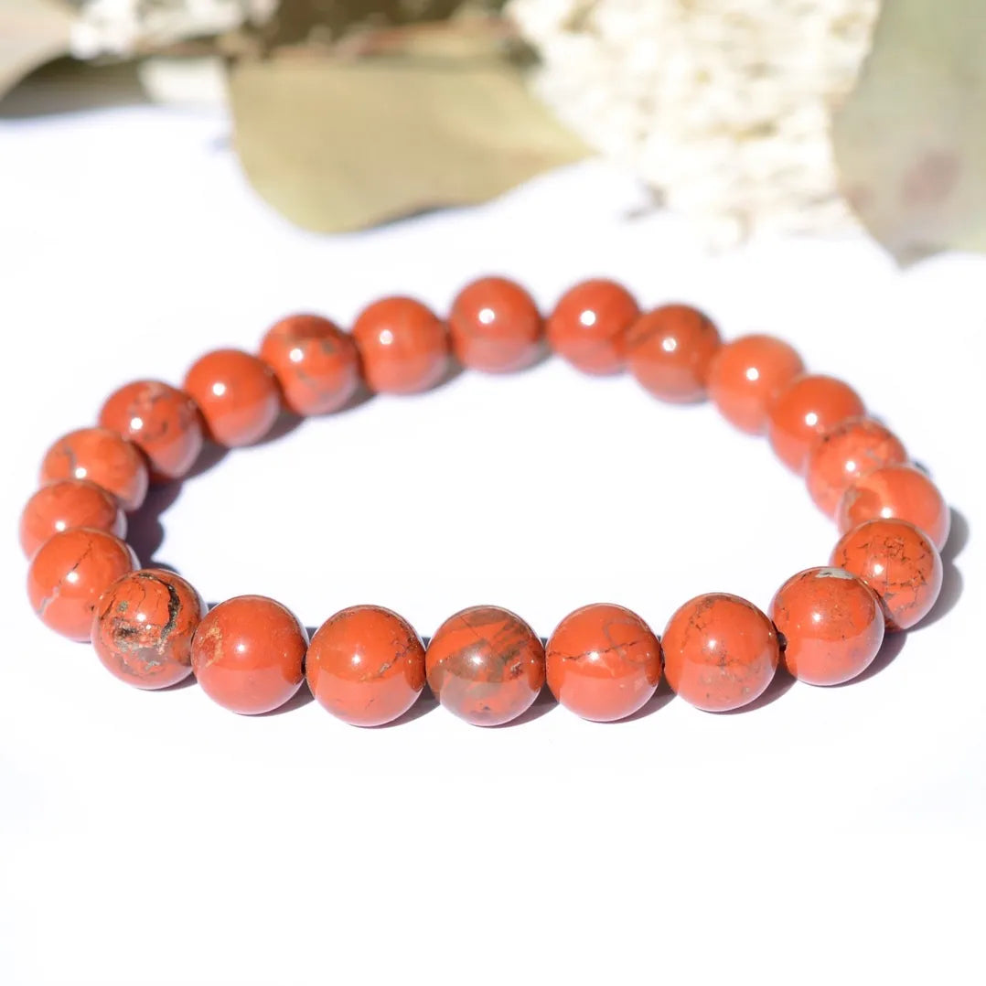 Bracelet Jaspe Rouge – Force, Passion et Vitalité