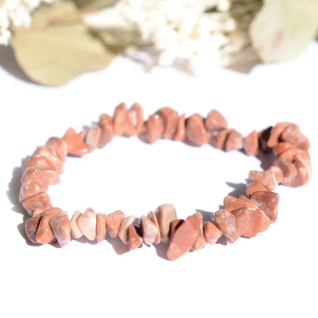 Bracelet baroque Jaspe Rouge – Force, Passion et Vitalité