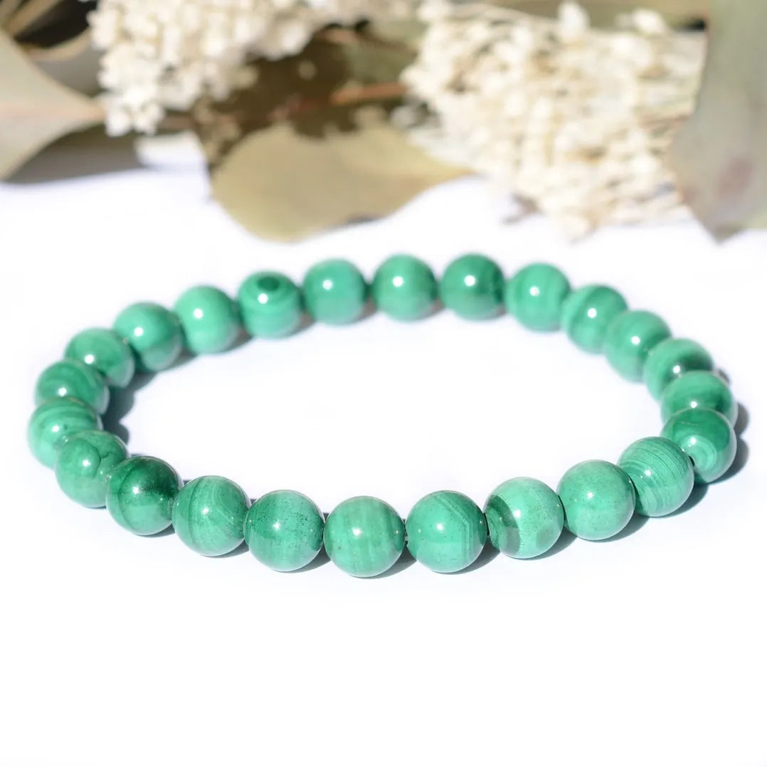 Bracelet Malachite – Transformation et Protection Énergétique