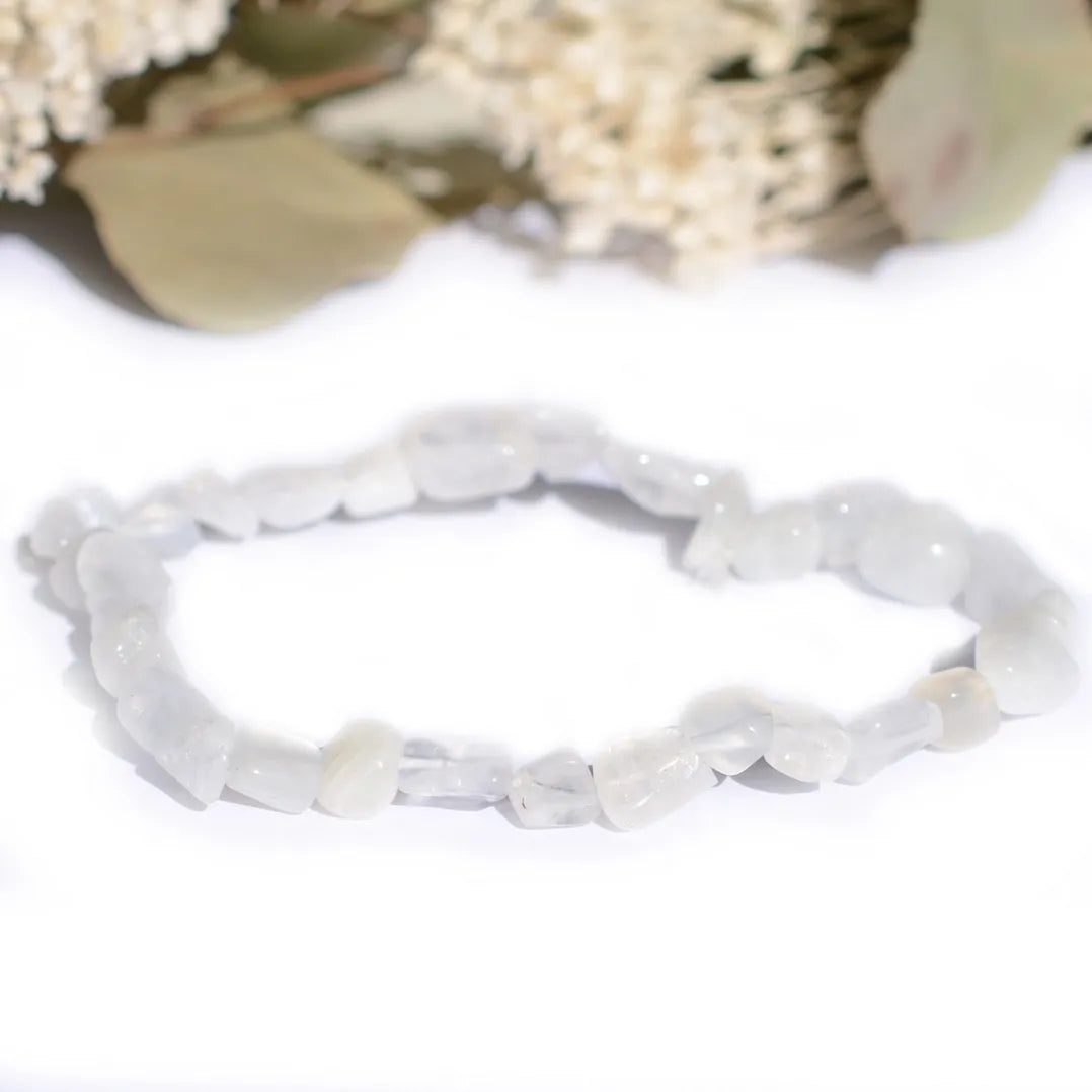 Bracelet roulé Pierre de Lune - Pierres roulées