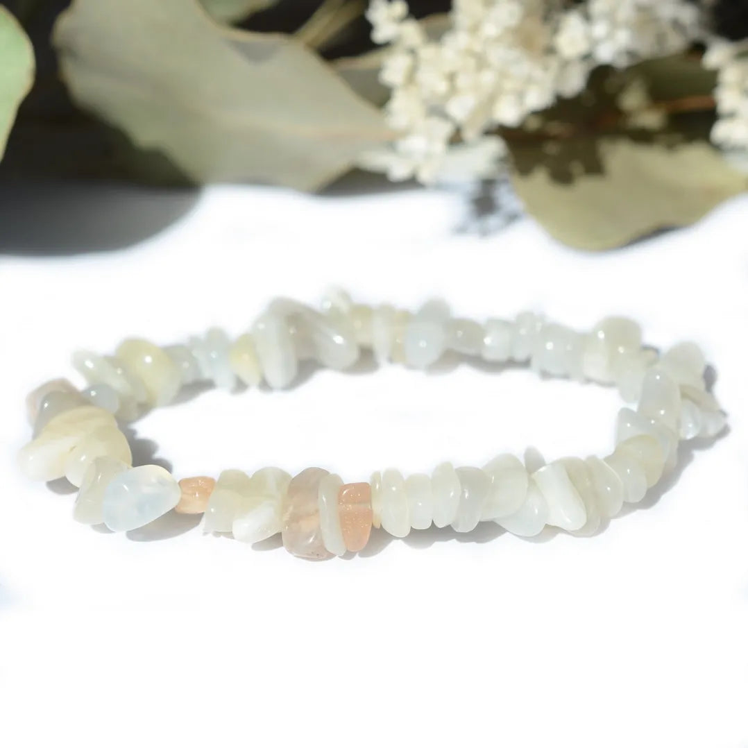 Bracelet baroque Pierre de Lune – Sérénité et Intuition