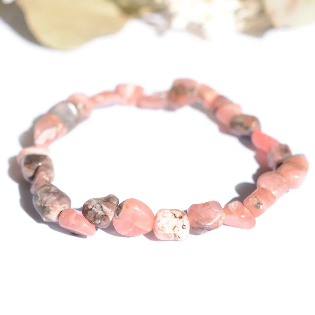 Bracelet roulé Rhodonite – Harmonie Émotionnelle et Amour Inconditionnel