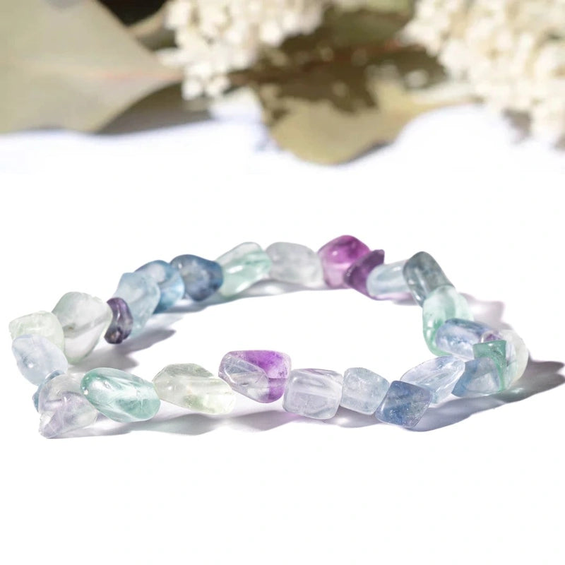 Bracelet roulé Fluorine – Harmonie et Équilibre Spirituel