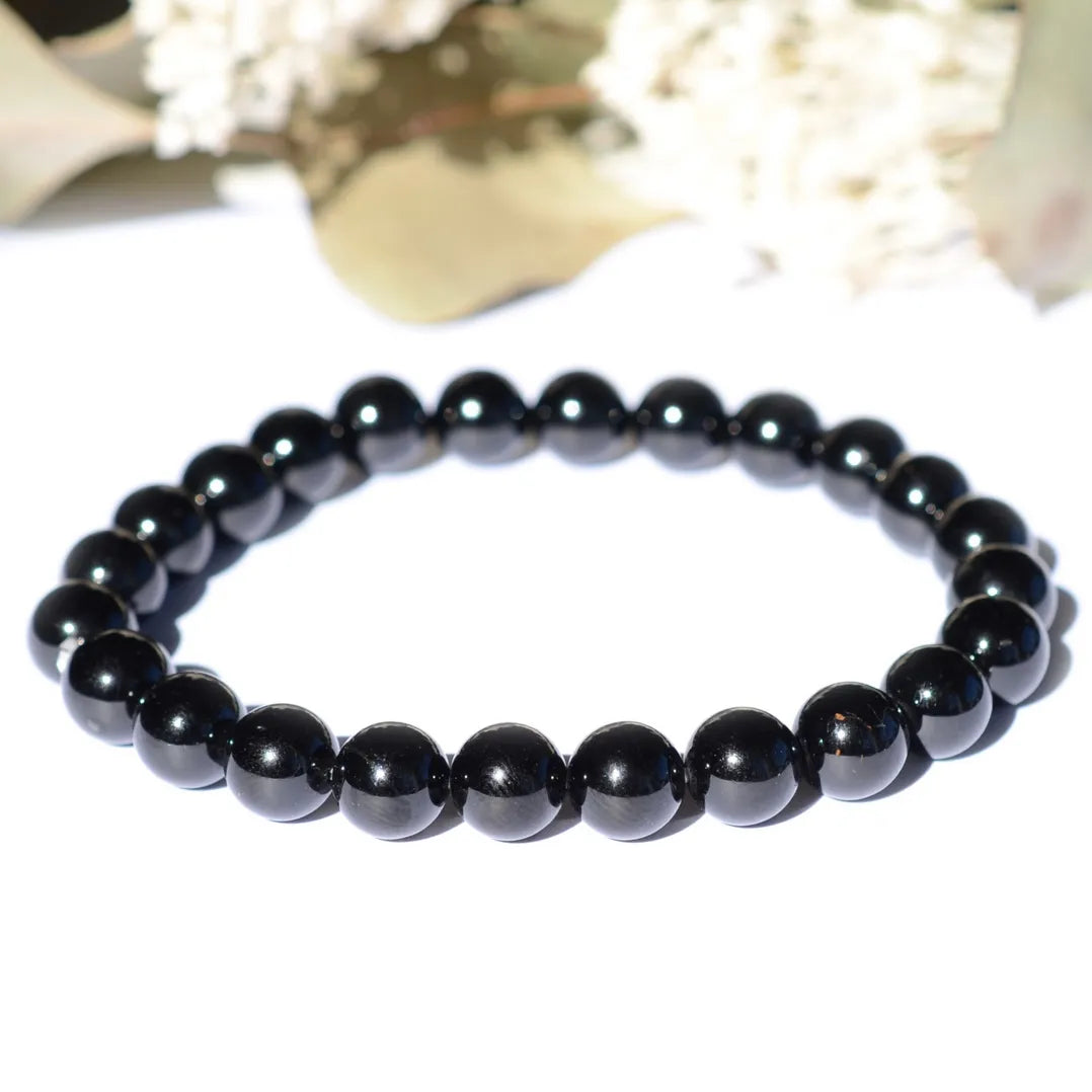 bracelet onyx agate noire