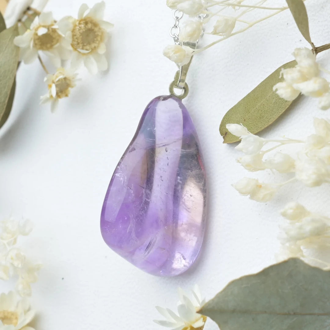 Pendentif roulé Amétrine – Clarté et Équilibre Spirituel