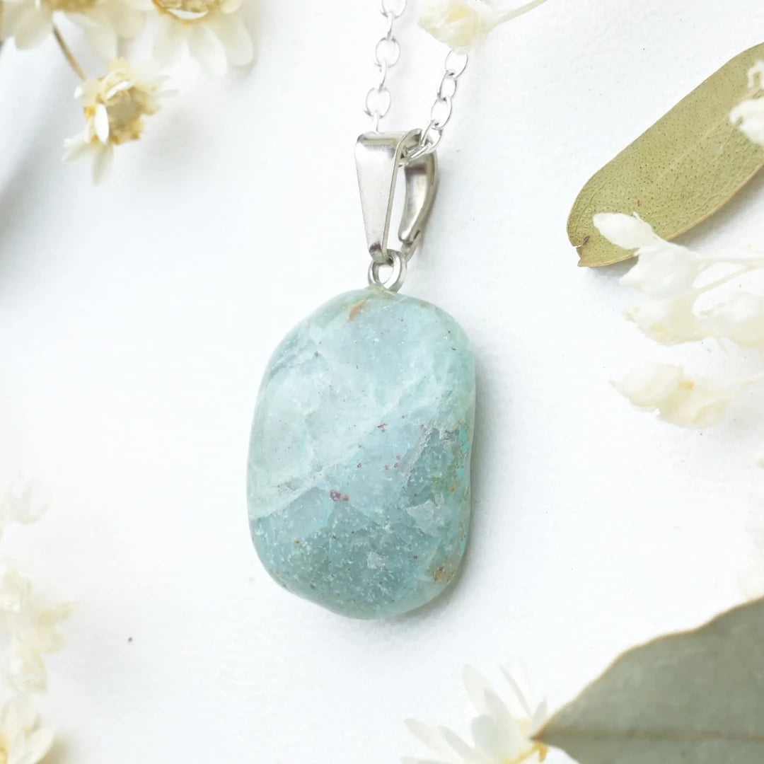 Pendentif Chrysocolle – Sérénité et Clarté