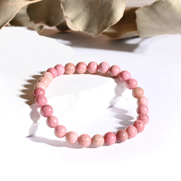 Bracelet Rhodonite D'Australie – Harmonie Émotionnelle et Amour Inconditionnel