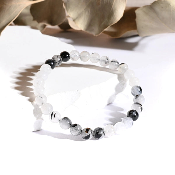 Bracelet Quartz Tourmaline – Protection et Équilibre Spirituel