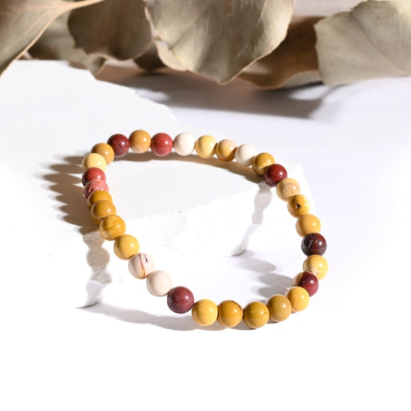 Bracelet Jaspe Mokaïte – Énergie et Bien-Être