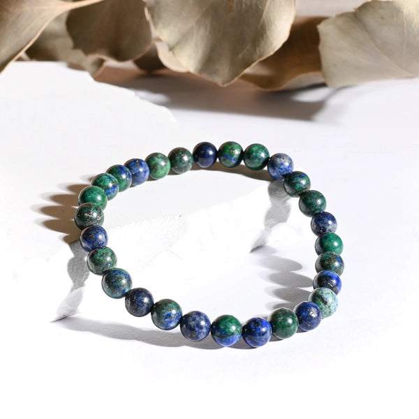 Bracelet Azurite Malachite – Transformation Spirituelle et Protection Émotionnelle