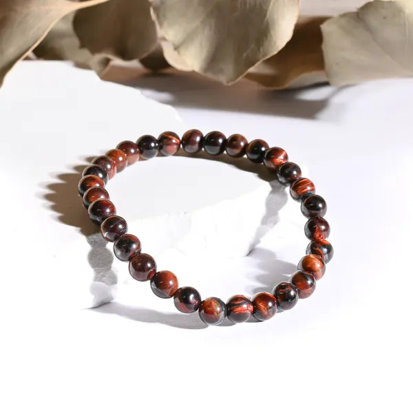 Bracelet Oeil de Taureau – Force et Ancrage Spirituel