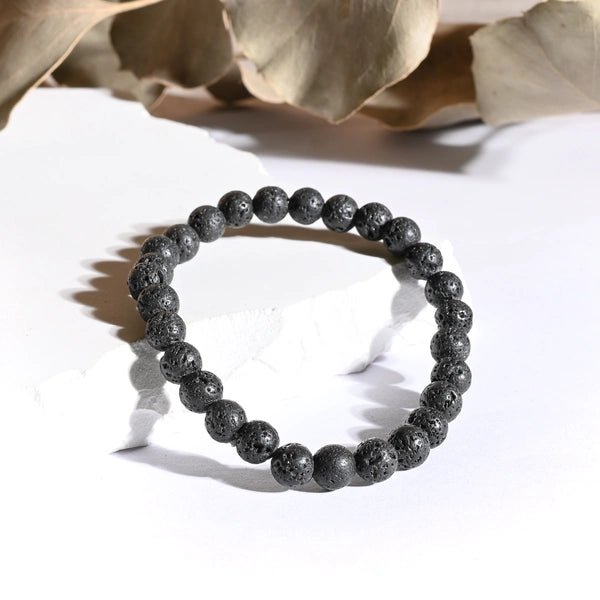Bracelet Pierre de Lave – Ancrage et Revitalisation