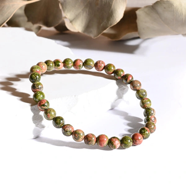 Bracelet Unakite – Équilibre et Croissance Personnelle