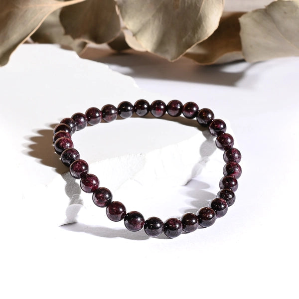 Bracelet Grenat – Passion et Énergie Revitalisante