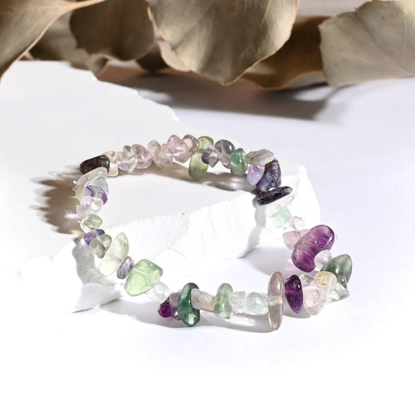 Bracelet baroque Fluorine – Harmonie et Équilibre Spirituel