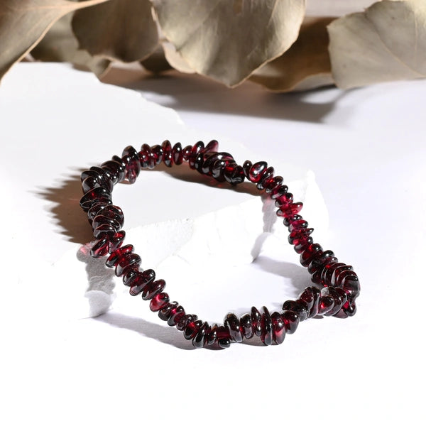 Bracelet baroque Grenat – Passion et Énergie Revitalisante
